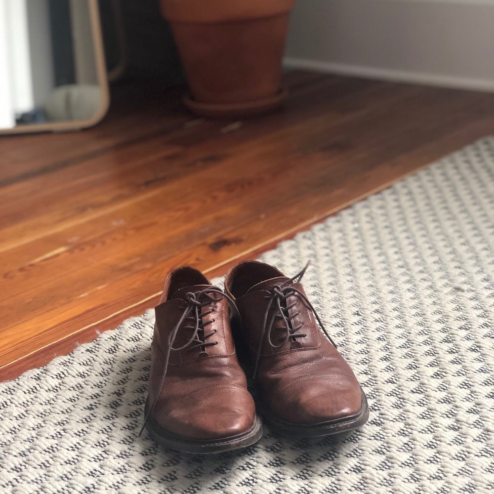 Frye Paul Bal Oxford Cognac